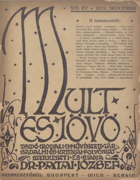Mult &eacute;s J&ouml;vő 16. &eacute;vf. (1926. december)