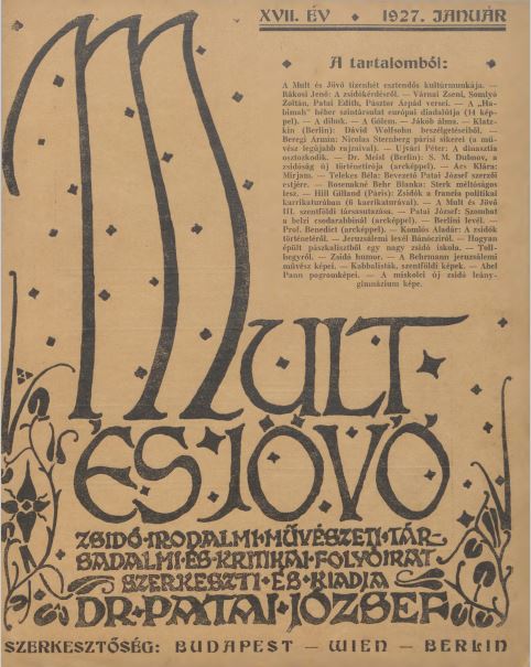 Mult &eacute;s J&ouml;vő 17. &eacute;vf. (1927. janu&aacute;r)