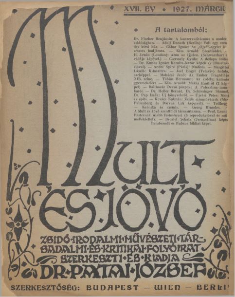 Mult &eacute;s J&ouml;vő 17. &eacute;vf. (1927. m&aacute;rcius)