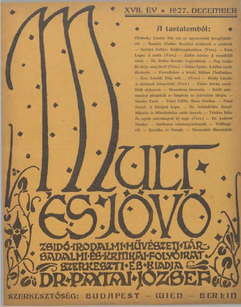 Mult &eacute;s J&ouml;vő 17. &eacute;vf. (1927. december)