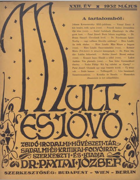Mult &eacute;s J&ouml;vő 22. &eacute;vf. (1932. m&aacute;jus)