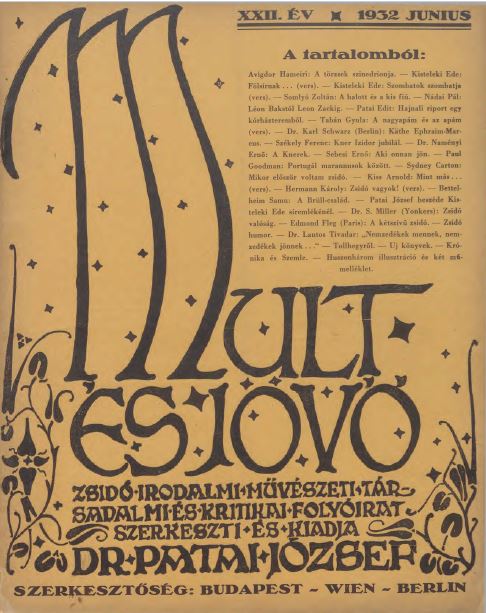 Mult &eacute;s J&ouml;vő 22. &eacute;vf. (1932. j&uacute;nius)
