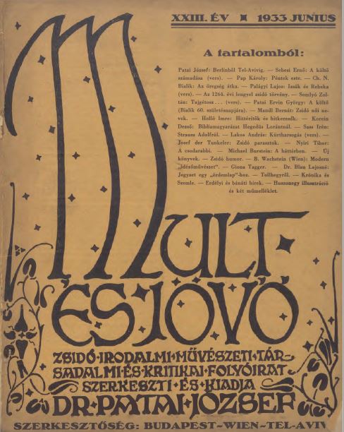 Mult &eacute;s J&ouml;vő 23. &eacute;vf. (1933. j&uacute;nius)