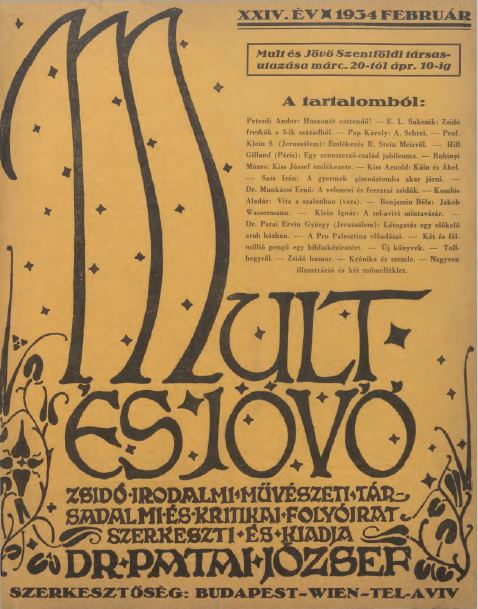 Mult &eacute;s J&ouml;vő 24. &eacute;vf. (1934. febru&aacute;r)