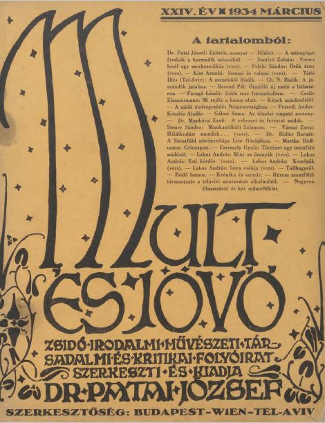 Mult &eacute;s J&ouml;vő 24. &eacute;vf. (1934. m&aacute;rcius)