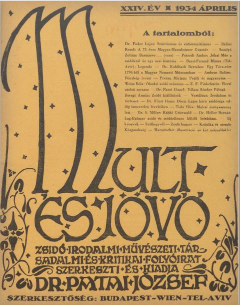 Mult &eacute;s J&ouml;vő 24. &eacute;vf. (1934. &aacute;prilis)