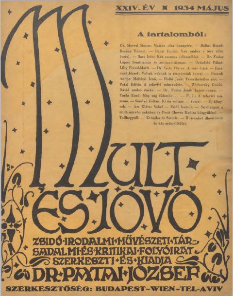 Mult &eacute;s J&ouml;vő 24. &eacute;vf. (1934. m&aacute;jus)