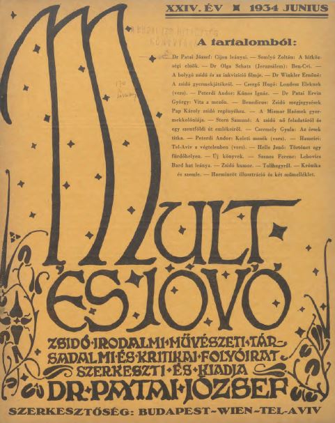 Mult &eacute;s J&ouml;vő 24. &eacute;vf. (1934. j&uacute;nius)