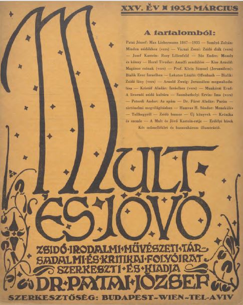 Mult &eacute;s J&ouml;vő 25. &eacute;vf. (1935. m&aacute;rcius)