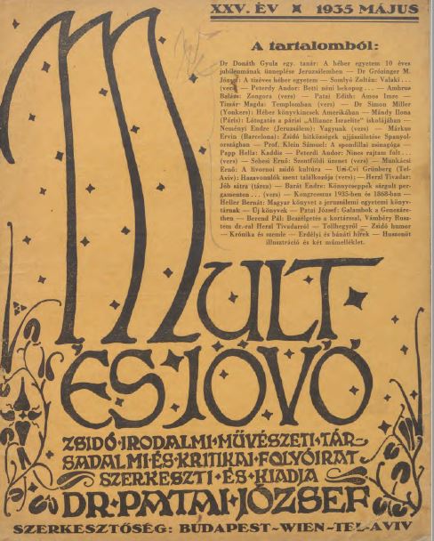 Mult &eacute;s J&ouml;vő 25. &eacute;vf. (1935. m&aacute;jus)