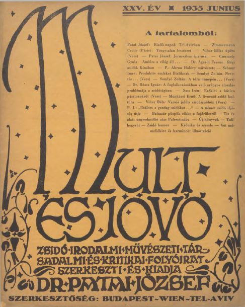 Mult &eacute;s J&ouml;vő 25. &eacute;vf. (1935. j&uacute;nius)