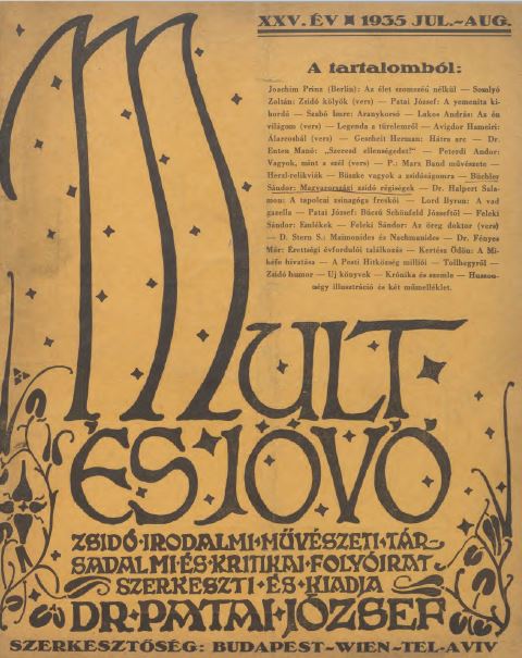 Mult &eacute;s J&ouml;vő 25. &eacute;vf. (1935. j&uacute;lius-augusztus)