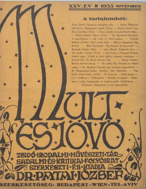 Mult &eacute;s J&ouml;vő 25. &eacute;vf. (1935. november)